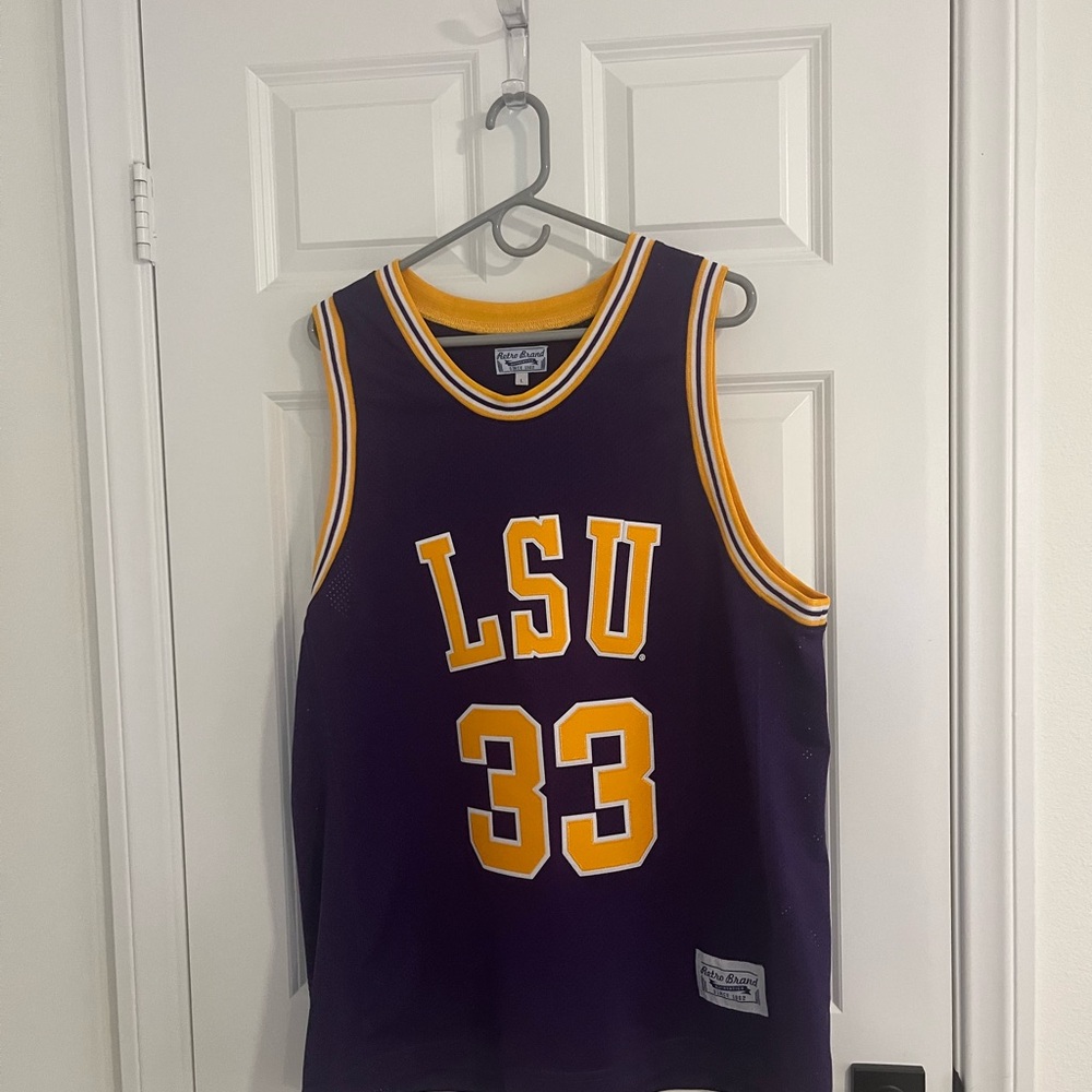 Purple O’Neal LSU Basketball Jersey